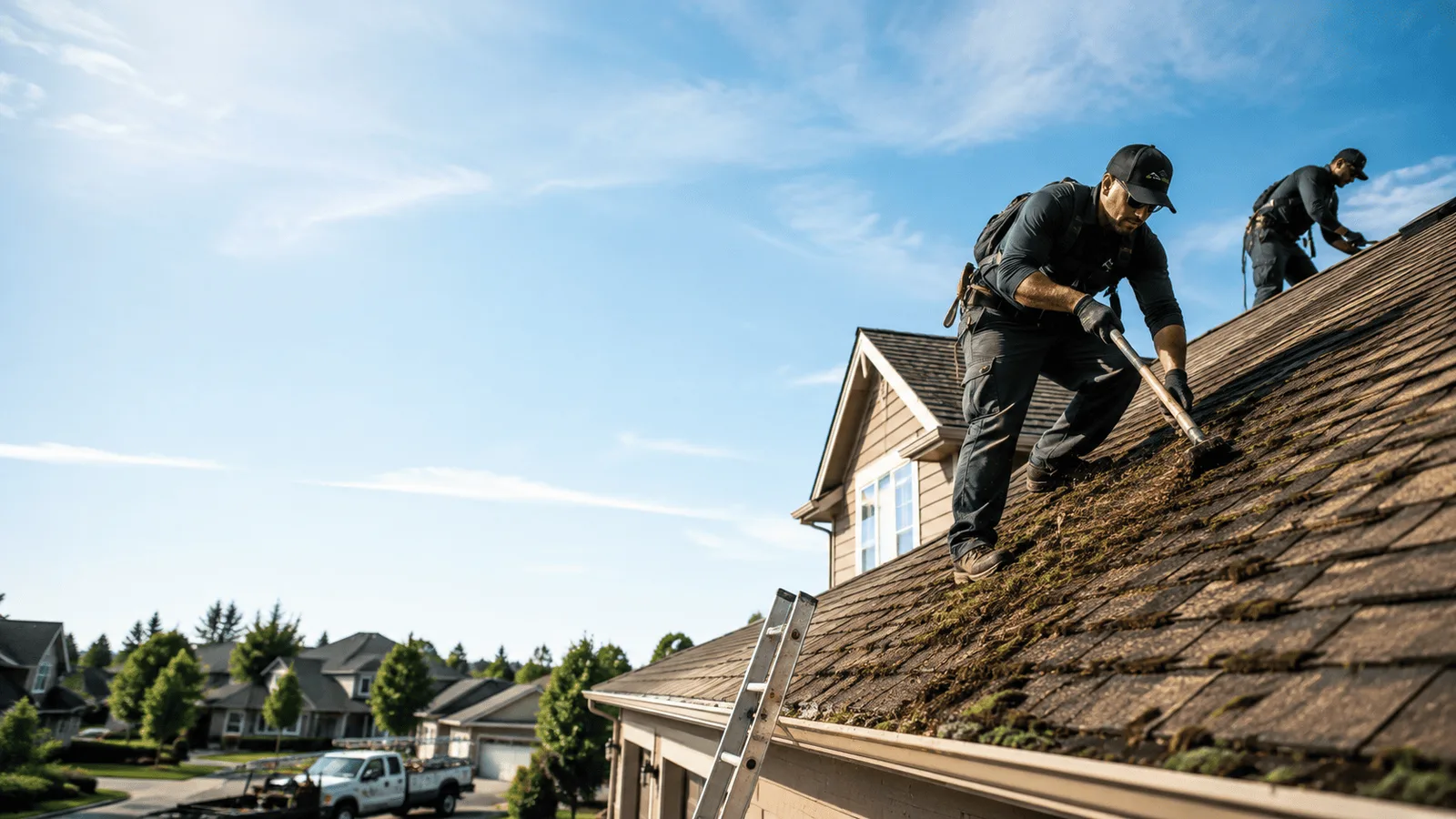 Roof Moss Removal in New Troy, MI near me